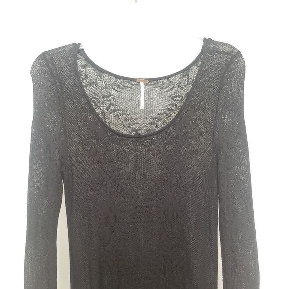 Free People Stretchy Lace Maxi Dress Size Medium - Picture 4 of 11